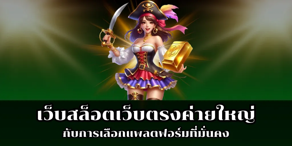 เว็บสล็อตเว็บตรงค่ายใหญ่ กับการเลือกแพลตฟอร์มที่มั่นคง 1 เว็บสล็อตเว็บตรงค่ายใหญ่ กับการเลือกแพลตฟอร์มที่มั่นคง